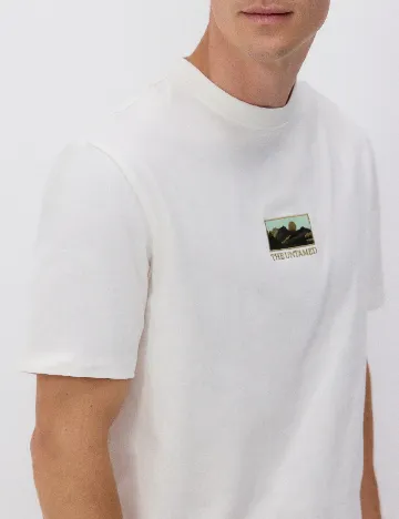 Tricou Reserved, alb
