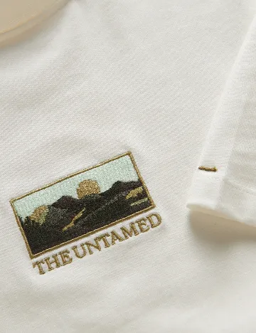 Tricou Reserved, alb