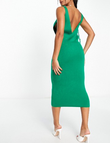 Rochie medie FASHIONKILLA, verde