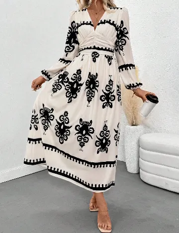 Rochie medie SHEIN, crem