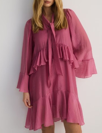 Rochie scurta Reserved, roz