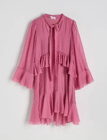 Rochie scurta Reserved, roz