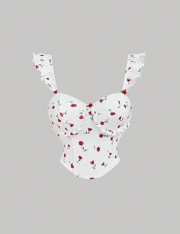 Top SHEIN, alb