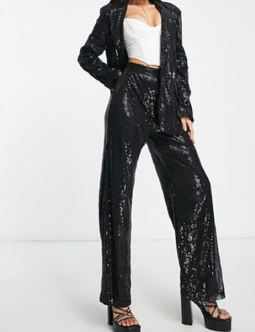 Pantaloni NAANAA, negru