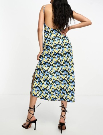 Rochie medie Lola May, floral print