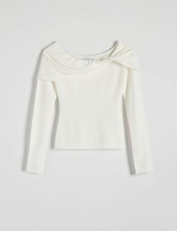 Bluza Reserved, alb