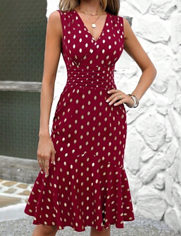 Rochie medie SHEIN, rosu