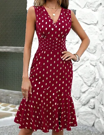 Rochie medie SHEIN, rosu