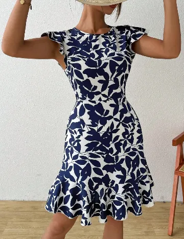Rochie scurta SHEIN, albastru