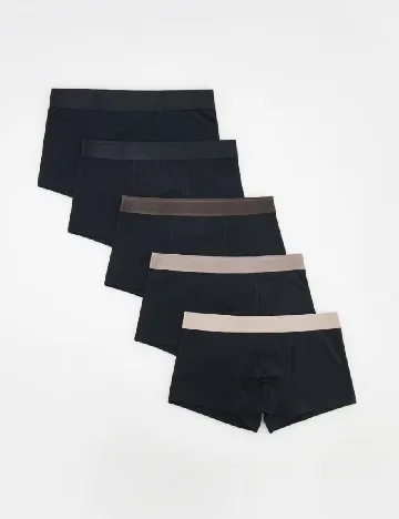 Set Boxeri 5 bucati Reserved, negru