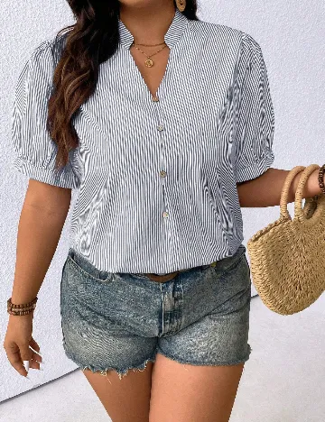Bluza SHEIN CURVE, albastru