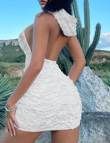 Rochie scurta SHEIN, alb