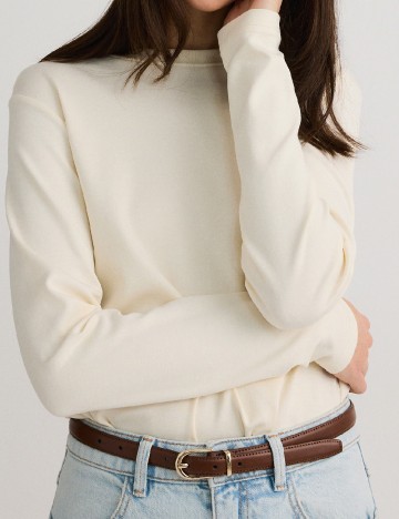 Bluza Reserved, crem