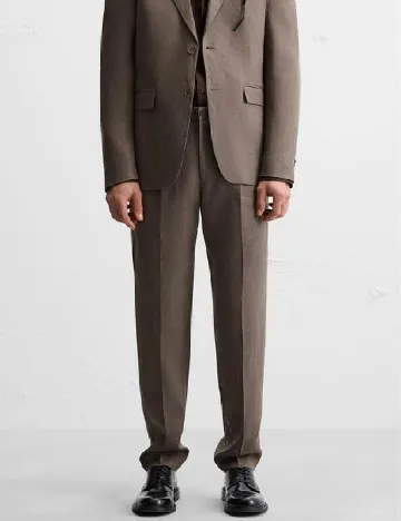 Pantaloni Zara, maro