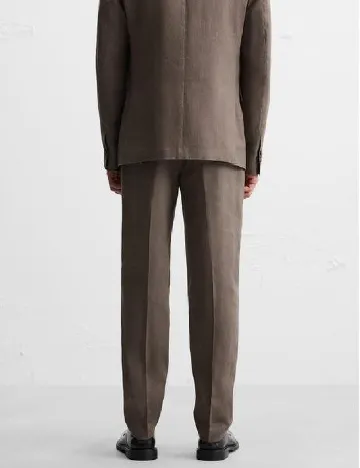 Pantaloni Zara, maro