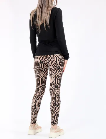 Colanti Vero Moda, negru/maro