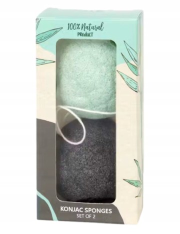 Set bureti konjac 2 bucati Zd Trading, negru/verde
