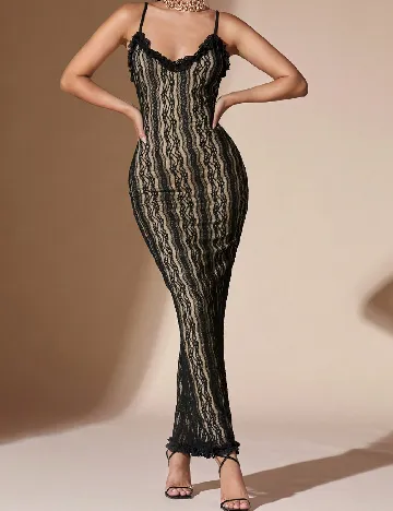 Rochie lunga SHEIN, negru Negru