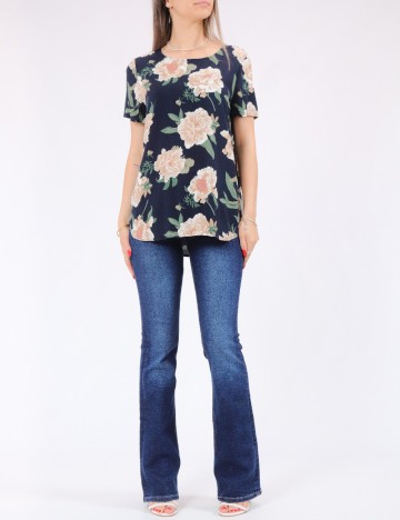 Bluza Vero Moda, bleumarin