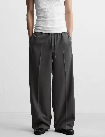 Pantaloni Zara, gri