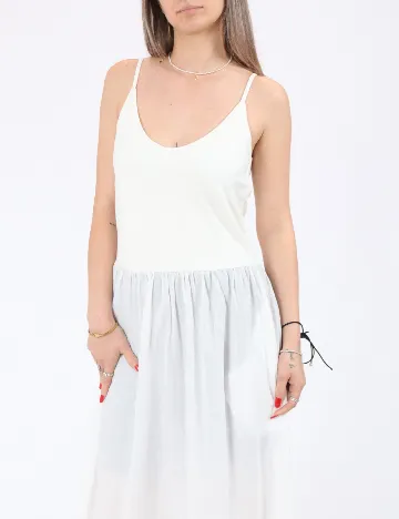 Rochie lunga Vero Moda, alb