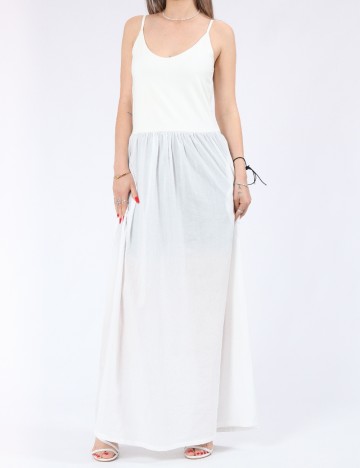 Rochie lunga Vero Moda, alb