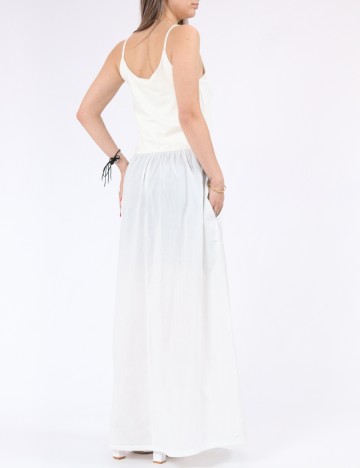 Rochie lunga Vero Moda, alb