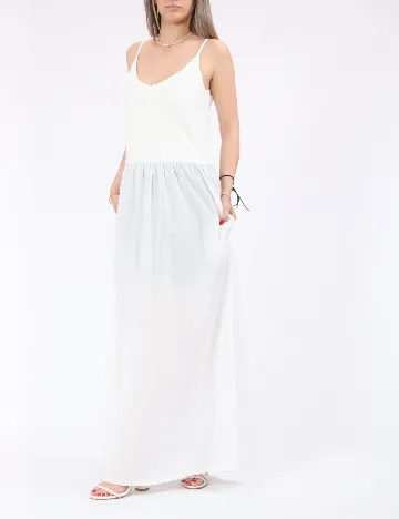 Rochie lunga Vero Moda, alb