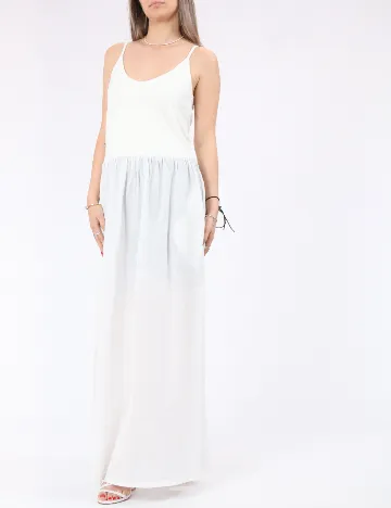 Rochie lunga Vero Moda, alb