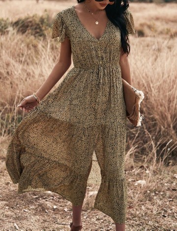 Rochie lunga SHEIN, maro