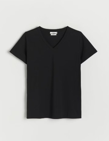 Tricou Reserved, negru