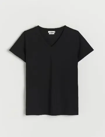 Tricou Reserved, negru