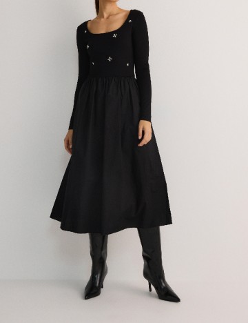 Rochie medie Reserved, negru