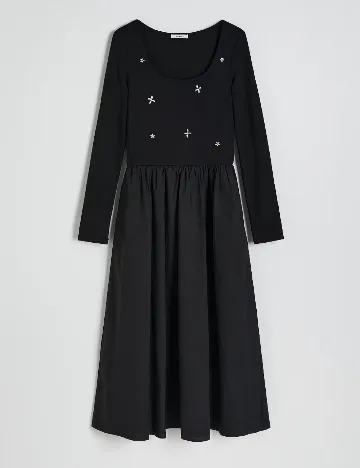 Rochie medie Reserved, negru