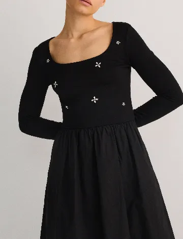 Rochie medie Reserved, negru