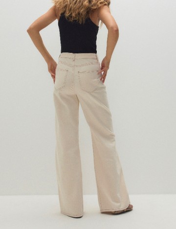 Pantaloni Reserved, crem