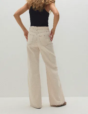 Pantaloni Reserved, crem
