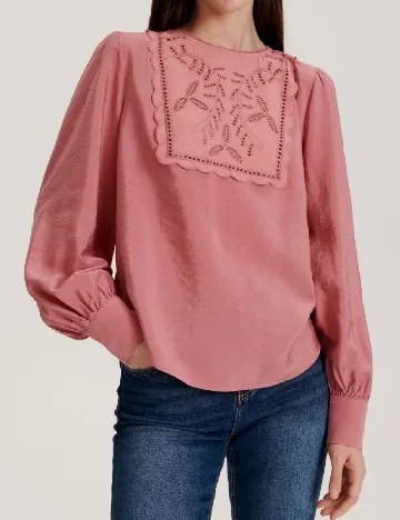Bluza Reserved, roz pudra