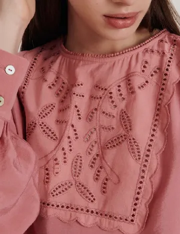 Bluza Reserved, roz pudra