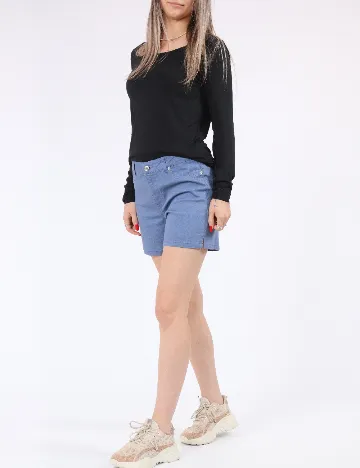 Pantaloni scurti Vero Moda, albastru