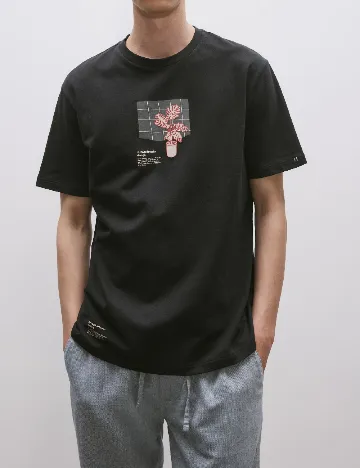 Tricou Reserved, negru
