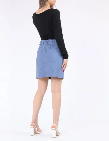 Fusta Vero Moda, albastru