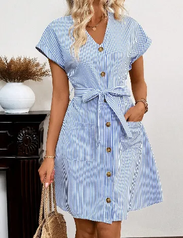 Rochie scurta SHEIN, albastru