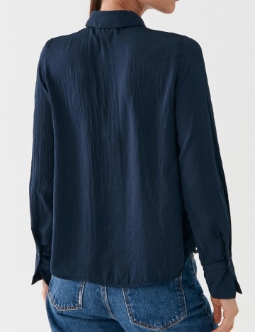 Camasa Vero Moda, bleumarin