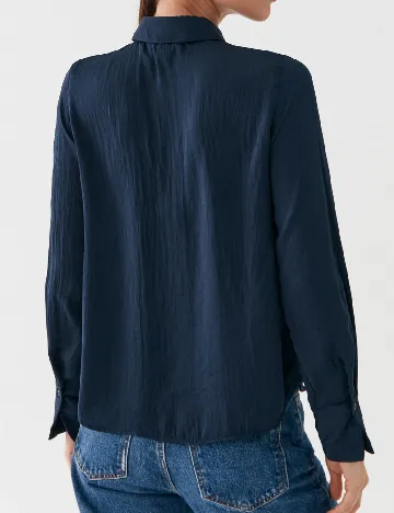 Camasa Vero Moda, bleumarin