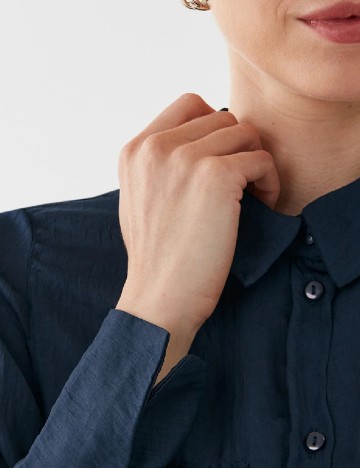Camasa Vero Moda, bleumarin