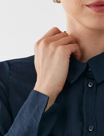 Camasa Vero Moda, bleumarin