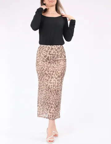 Fusta SHEIN, animal print