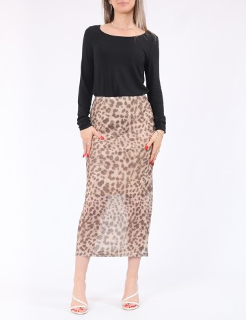 Fusta SHEIN, animal print