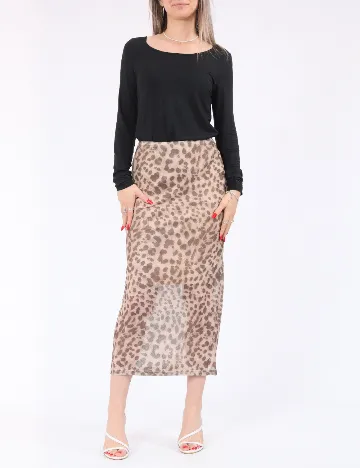 Fusta SHEIN, animal print